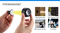 Le plus récent enregistreur de sécurité à domicile Mini sans fil Wifi Base magnétique Vision nocturne IP caméra intérieure avec capteur CMOS
