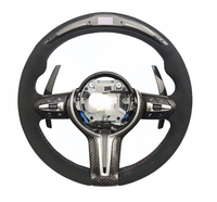 Volant en cuir et fibre de carbone LED d'usine pour BMW F30 F10 F20 F90 G30 E90, couleur personnalisée, style sport
