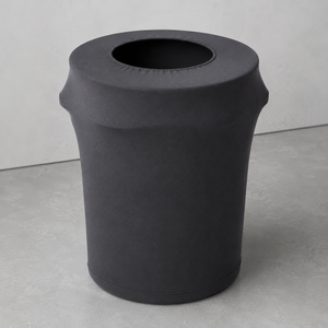 Custom Stretch Trash Can Cover Spandex Fabric Waste Bin Cover for Commercial Catering Hotel and Bulk Supply - Product Image 1