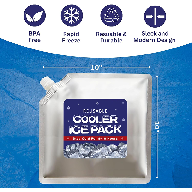 Cooler Ice Packs Reusable Ice Packs for Coolers Long Lasting Freezer ...