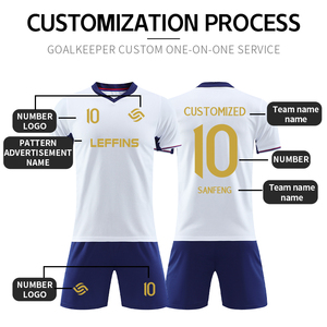 Angleterre Maillot de football pour adultes et enfants brodé avec impression numérique Caractéristique respirante - Product Image 3