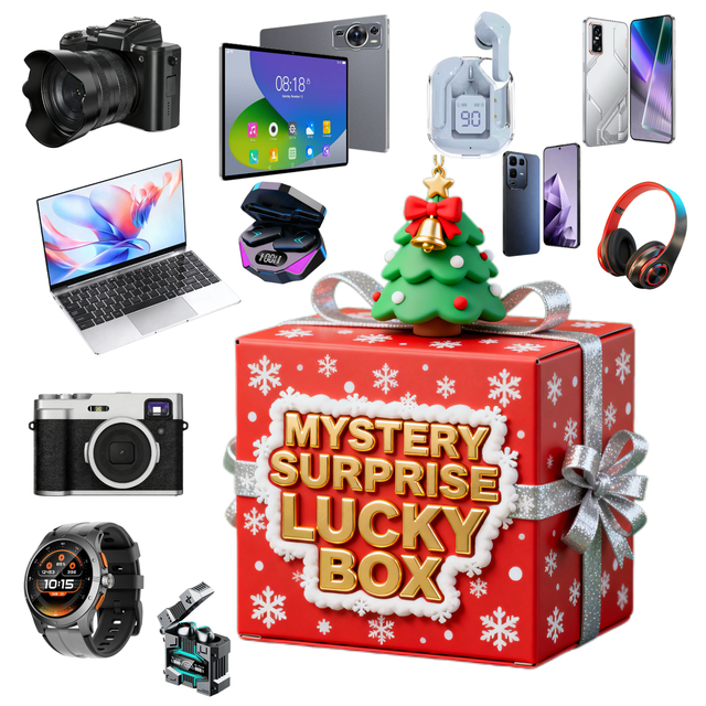 3C Electronic Mystery Box Random Digital Mobile Phone Laptop Smart Watch Earphone Mysterious Advanced Surprise Blind Boxes