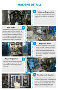 Automatische Mehrkopf waage Wiege verpackung Pommes Frites/getrockneter Apfel/Chips Multifunktion verpackungs maschinen - Product Image 4