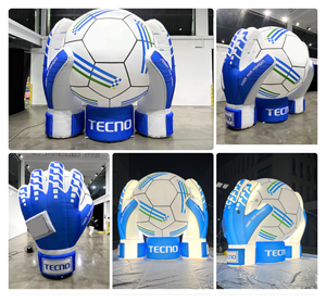 Ballon de football gonflable géant en PVC personnalisé à l'hélium pour la publicité sportive, idéal pour les événements de la <span class=keywords><strong>Coupe</strong></span> <span class=keywords><strong>du</strong></span> <span class=keywords><strong>Monde</strong></span> de football avec LED - Product Image 2