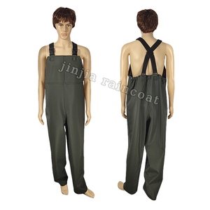 Salopette imperméable <span class=keywords><strong>de</strong></span> pêcheur en PVC épais, durable et résistant sur mesure, pantalon <span class=keywords><strong>de</strong></span> pêche, bavoirs <span class=keywords><strong>de</strong></span> <span class=keywords><strong>pluie</strong></span>, équipement par mauvais temps - Product Image 5