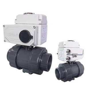 COVNA Válvula de bola motorizada inteligente HK60DQ de 3 y 4 pulgadas, 12 V CC, UPVC, modelo HK60DQ, 10-16 bar, ON/OFF, con soporte OEM personalizado - Product Image 3