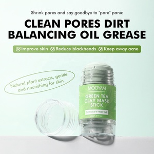 Bâton de masquage <span class=keywords><strong>vert</strong></span> nettoyant de marque privée Masque hydratant pour le visage à la boue d'<span class=keywords><strong>argile</strong></span> pour l'acné Soins de la peau du visage Bâton de masque au thé <span class=keywords><strong>vert</strong></span> <span class=keywords><strong>bio</strong></span> - Product Image 2