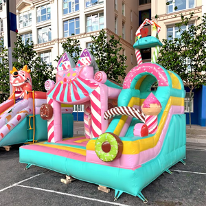 Château plein d'entrain gonflable de nouvelle conception de haute qualité avec la glissière pour la maison de rebond d'intérieur d'amusement de filles gonflable avec le prix concurrentiel - Product Image 6