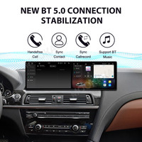 Radio MOOKAKA Dual de 9.1 Pulgadas para BMW Serie 6 2013-2017 NBT, Pantalla Inalámbrica CarPlay, Reproductor de Video, Android 14, Navegación GPS, Wifi