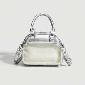 กระเป๋าถือผู้หญิงสีเหลืองสไตล์ญี่ปุ่นลายการ์ตูนสุดหรู พร้อมหูหิ้วสองข้างและซิปปิด ดีไซน์แฟชั่นลำลองใหม่ล่าสุด - Product Image 5