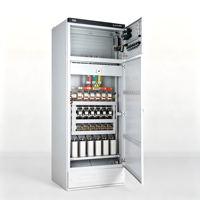Ensemble complet de coffret de commande électrique pour pompe incendie à double alimentation, avec variateur de fréquence (VFD), boîtier de distribution en acier pour extérieur