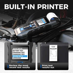 Được xây dựng-ion máy in Pin Tester bt300p Auto 12 V 24V Lithium Ion battery Tester analyser cho hiệu quả Xe pin thử nghiệm - Product Image 4