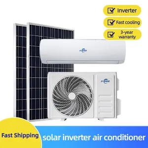 9000Btu Pure DC Split Solar Aire acondicionado Uso doméstico cómodo 100% Sistema de refrigeración solar Control de ajuste automático