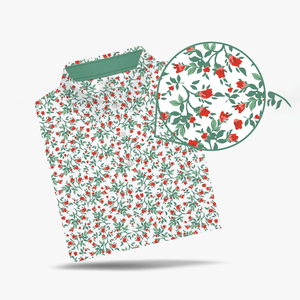 Polo de golf pour homme à col auto-relié, 100% polyester, imprimé par sublimation sur toute la surface, motif doodle, logo de designer personnalisé - Product Image 3