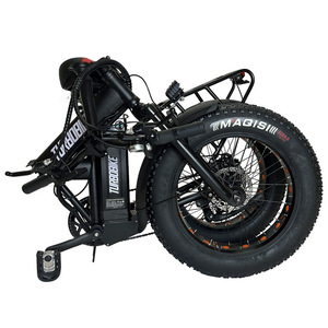 Vélo électrique tout-terrain <span class=keywords><strong>haut</strong></span> <span class=keywords><strong>de</strong></span> <span class=keywords><strong>gamme</strong></span> sans balais avec batterie au lithium, moteur moyeu arrière, <span class=keywords><strong>pliable</strong></span>, assistance à la pédalisation, pneus larges pour la neige - Product Image 3