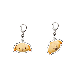 Spot Custom Factory Wholesale UV Printed Fashionable Cartoon Cute Acrylic Student Schoolbag Pen Bag Pendant <b>Key</b> <b>Chain</b> - Product Image 3