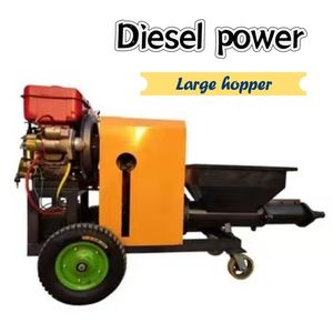 Mortierspuitmachine Mortiermachines Pompen Betonnen Diesel Sproeiapparatuur - Product Image 2