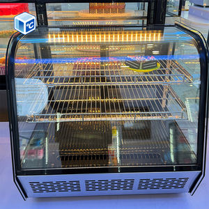 Refrigerador comercial para exhibición de pasteles, enfriador de pasteles de mostrador con control de temperatura para pastelería - Product Image 3