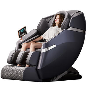 3D 4D KI SL-Track Zero-Gravity Massagesessel Luxuriöser Elektrischer Thai-Ganzkörper-Fuß-Bein-Shiatsu-Massagesessel - Product Image 1