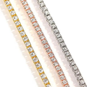 तैयार जहाज VVs मोइससानाइट डायमंड टेनिस चेन हार सस्ती कीमत हिप हॉप आइस्ड गहने उच्च गुणवत्ता वाली मोसानाइट चेन ब्रेसलेट - Product Image 5