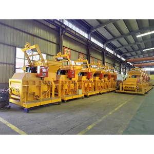 Mezcladora de Concreto de Doble Eje Serie JS de Alta Eficiencia con Motor y Bomba para Estación de Producción de Concreto - Product Image 3