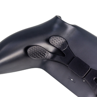 Pagaie ergonomique antidérapante en plastique solide pour manette PS5 – Pièce de rechange personnalisable avec 4 boutons arrière