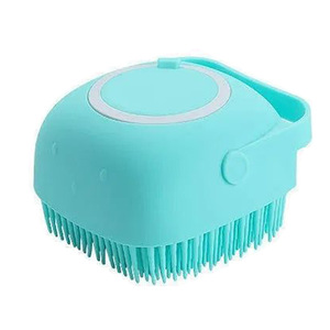 Silicone Cat Massage <b>Brush</b> Blue TPR <b>Bath</b> Tool For Pet Cleaning - Product Image 2