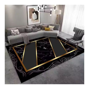 Moderne Teppiche Wohnzimmer Großer 3D-Druck Geometrische Alf ombras Großhandel Anti-Rutsch Exquisite schwarze Teppiche für bedruckte - Product Image 1