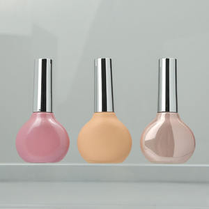 Bouteille cosmétique en verre de vernis à ongles vide pour vernis à ongles Gel Uv avec capuchon forme carrée 10ml 15ml couleur mate gel givré ongles - Product Image 4