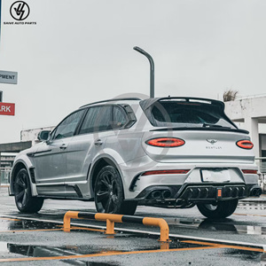 NOUVEAU Kit Carrosserie MSY Style Demi-Carbone Brillant Tissé Sergé pour Bentayga 2015- Capot/Embout de Pare-chocs Spoiler Échappement - Product Image 2