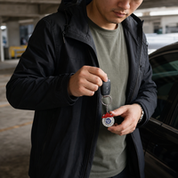 Porte-clés en alliage de zinc pour pièces automobiles, personnalisable avec logo OEM, vente en gros, turbo, frein, roue, casque, cadeau promotionnel