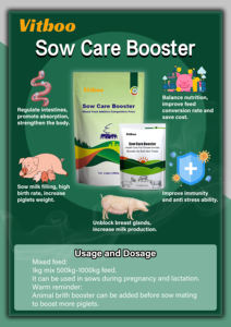 Additivi per Mangimi Suini Antistress e Stimolanti della Lattazione, Stimolano la Secrezione del Latte e Migliorano l'Uniformità della Parto - Product Image 2