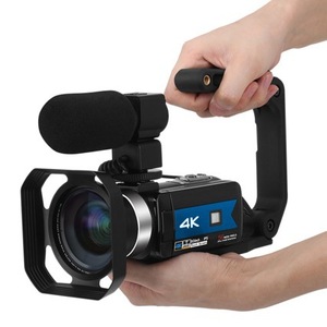 กล้องวิดีโอ 4K ดิจิตอล เซ็นเซอร์ CMOS หน้าจอสัมผัส ความละเอียด 1080p รองรับการถ่ายภาพกลางคืน รองรับ USB 3.0 สำหรับใช้ในบ้าน - Product Image 2
