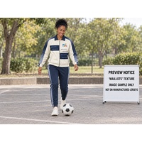 Survêtement de football pour homme, vert sarcelle, avec veste zippée et pantalon long, idéal pour les jours de match et la vente en gros