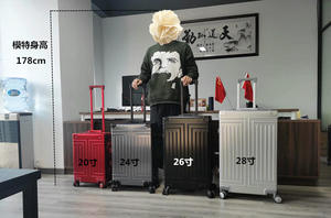 Vỏ Cứng Khung Nhôm <span class=keywords><strong>Spinner</strong></span> Hành Lý Tùy Chỉnh In Laser Logo Tsa Khóa Công Suất Lớn 29 Inch Du Lịch Vali - Product Image 6