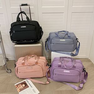 Sac de voyage personnalisé pour femme, pliable, imperméable, avec compartiment à chaussures indépendant, pour le sport et les déplacements courts - Product Image 1