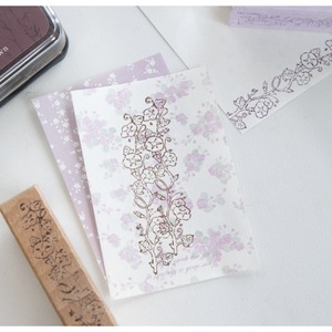 1 ensemble de tampons décoratifs pour fonds de journal DIY, thème vigne et jardin - Product Image 5