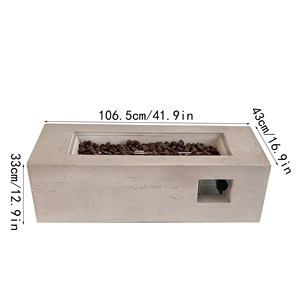 Peaktop Natural Gas/Propane <b>Fire</b> Bowl <b>Fire</b> <b>Pit</b> 40000 BTU Eco-Friendly Design Glass Beads for Outdoor Heating Patio Camping Use - Product Image 5