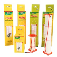 Piège à mouches collant suspendu, non toxique, jetable, écologique, attrape-insectes pour la maison, la cuisine, la ferme, le contrôle des animaux