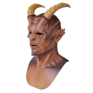 Masque masculin réaliste en silicone, couvre-chef animal, masque de tête de <span class=keywords><strong>dragon</strong></span>, gants en silicone, griffes, costume d'Halloween, masques de fête - Product Image 4