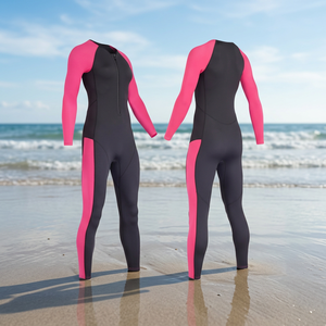Traje de Neopreno de Cuerpo Entero Personalizado de Alta Calidad al por Mayor, Spandex/Nylon, para Adultos, Piel Suave, Impermeable, Cierre en el Pecho, Tallas Grandes - Product Image 2