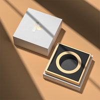 Coffret cadeau de parfum exclusif - Collection de parfums haut de gamme dans un élégant coffret en similicuir avec logo en feuille d'or