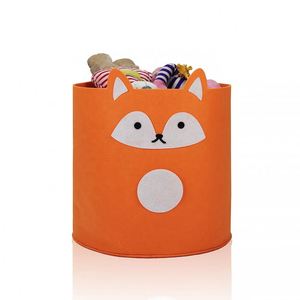 ตะกร้าเก็บเสื้อผ้าเด็กผ้าหนาพับได้สำหรับของเล่นเด็กเล็กสีดำสำหรับ11.11 - Product Image 1