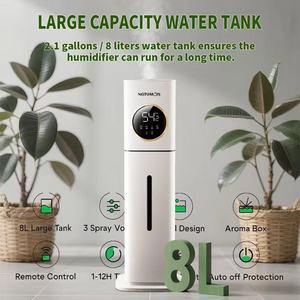 Humidificador para Reptiles de 8L, Gran Salida de Vapor, Funcionamiento Silencioso, con Manguera para Terrario, Invernadero, Recinto de Selva Tropical, Uso Doméstico - Product Image 2