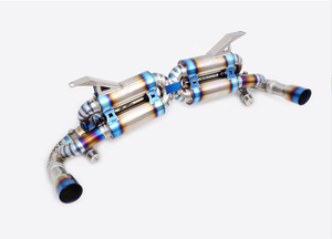 Pour Lamborghini <span class=keywords><strong>Gallardo</strong></span> Superleggera 5.0L 2007-2013 échappement en titane avec soupapes échappement haute Performance Performance Performance de course - Product Image 3