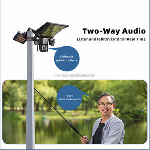 كاميرا V380 Pro الخارجية اللاسلكية تعمل بالطاقة الشمسية مع <span class=keywords><strong>3</strong></span> عدسات، كاميرا مراقبة CCTV مع بطاقة SIM 4G، كاميرا إضاءة شوارع تعمل بالطاقة الشمسية - Product Image 5