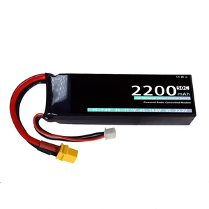 Batterie Lipo 2S 2200mAh 7.4V <span class=keywords><strong>50C</strong></span> avec prise T XT60 pour voiture RC, hélicoptère, drones FPV, pièces de modèles d'avions 502530 18650 21700 - Product Image 6