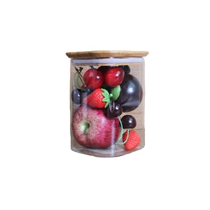 Bocaux de rangement en verre de cuisine personnalisées, de qualité alimentaire, <span class=keywords><strong>pour</strong></span> conserver des confitures, des biscuits - Product Image 5