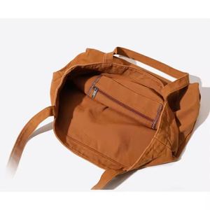 High Quality Eco-Friendly Cotton <b>Tote</b> <b>Bags</b> Custom Medium <b>Canvas</b> Advertising <b>Tote</b> Attractive Letter Corduroy Heat Shopping - Product Image 4