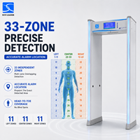 Détecteur de métaux professionnel à 33 zones, portique de sécurité, fournisseur d'usine OEM ODM
